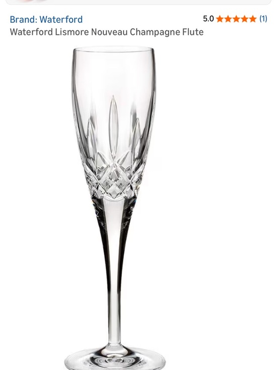 Waterford Other - Waterford Lismore Nouveau Champagne Flutes (Pair!)